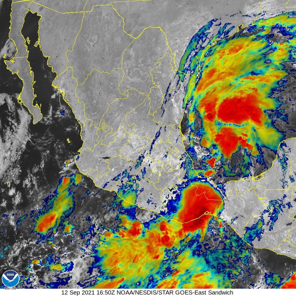 Se forma en el Golfo de México la tormenta tropical Nicholas