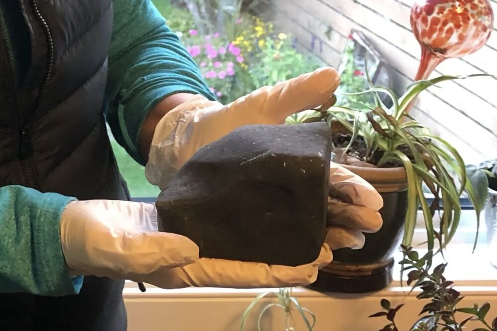 Mientras dormía un meteorito atravesó el techo de su casa y cayó en su cama