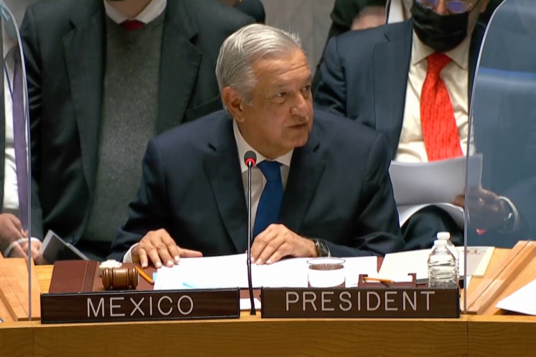 Naciones Unidas debe tomar más liderazgo para combatir desigualdad: Obrador