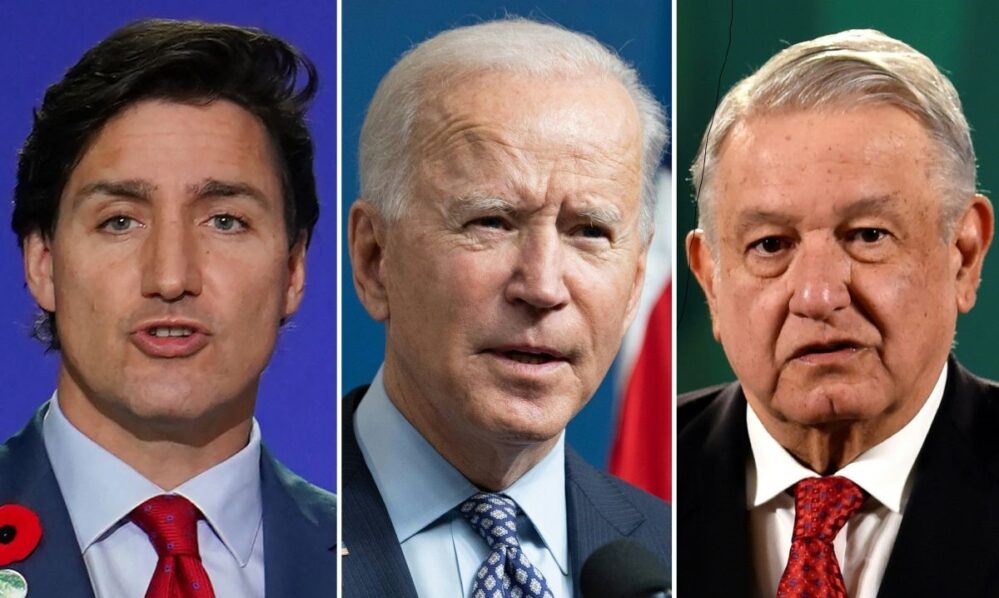 Quiere Joe Biden cumbre con Justin Trudeau y Obrador la próxima semana