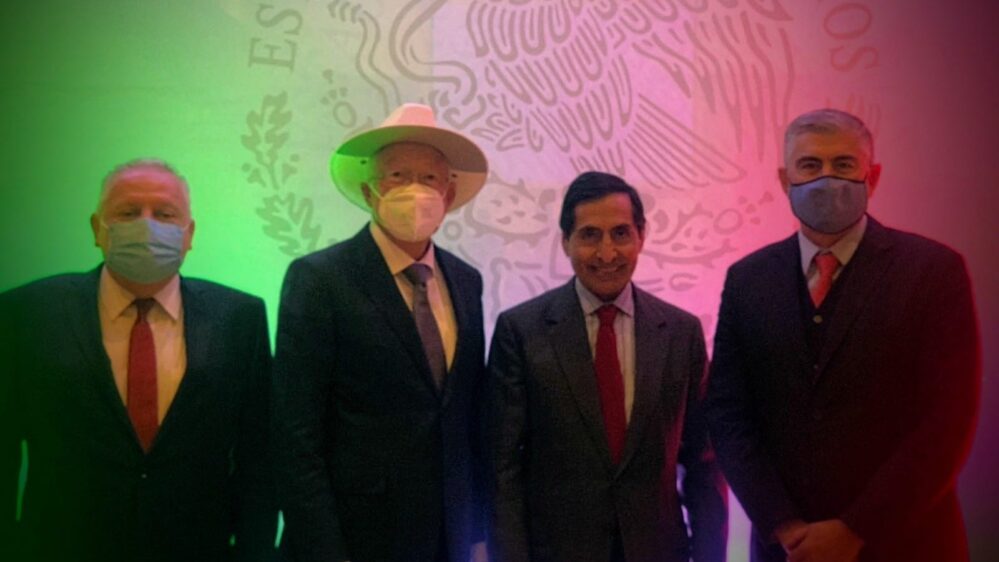 Rafael Marín Mollinedo y Rogelio Ramírez se reúnen con Embajador de Estados Unidos