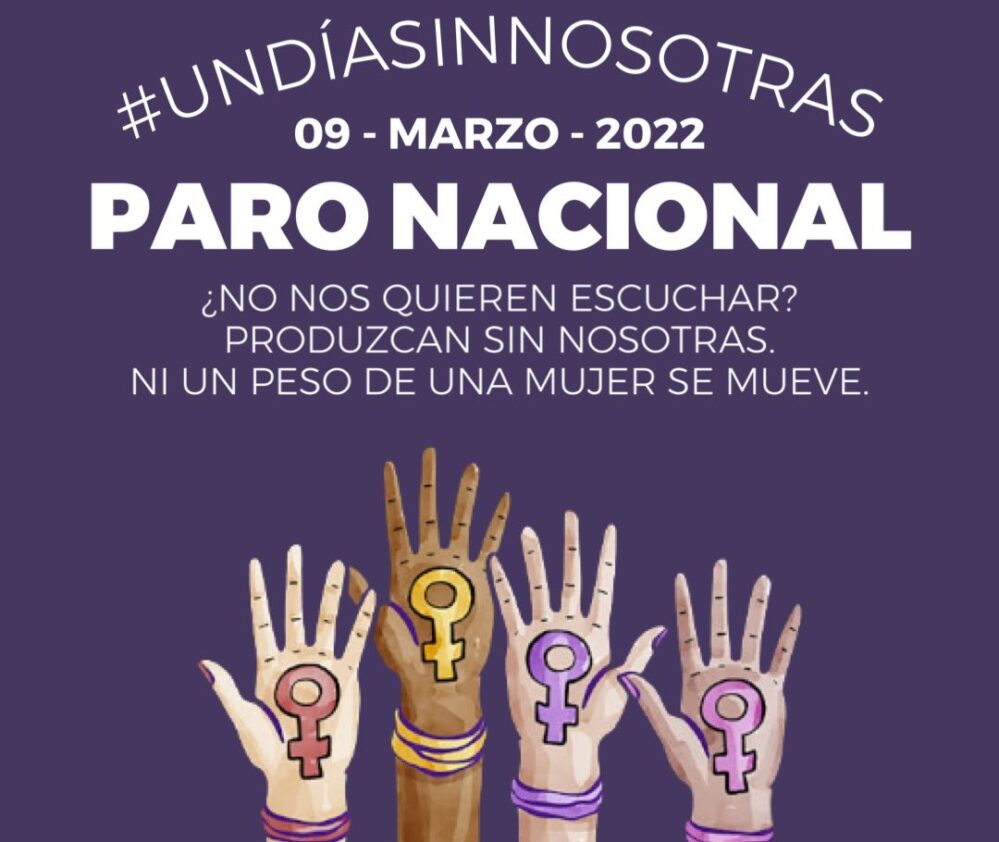 Convocan feministas a paro nacional de mujeres en México este 9 de marzo