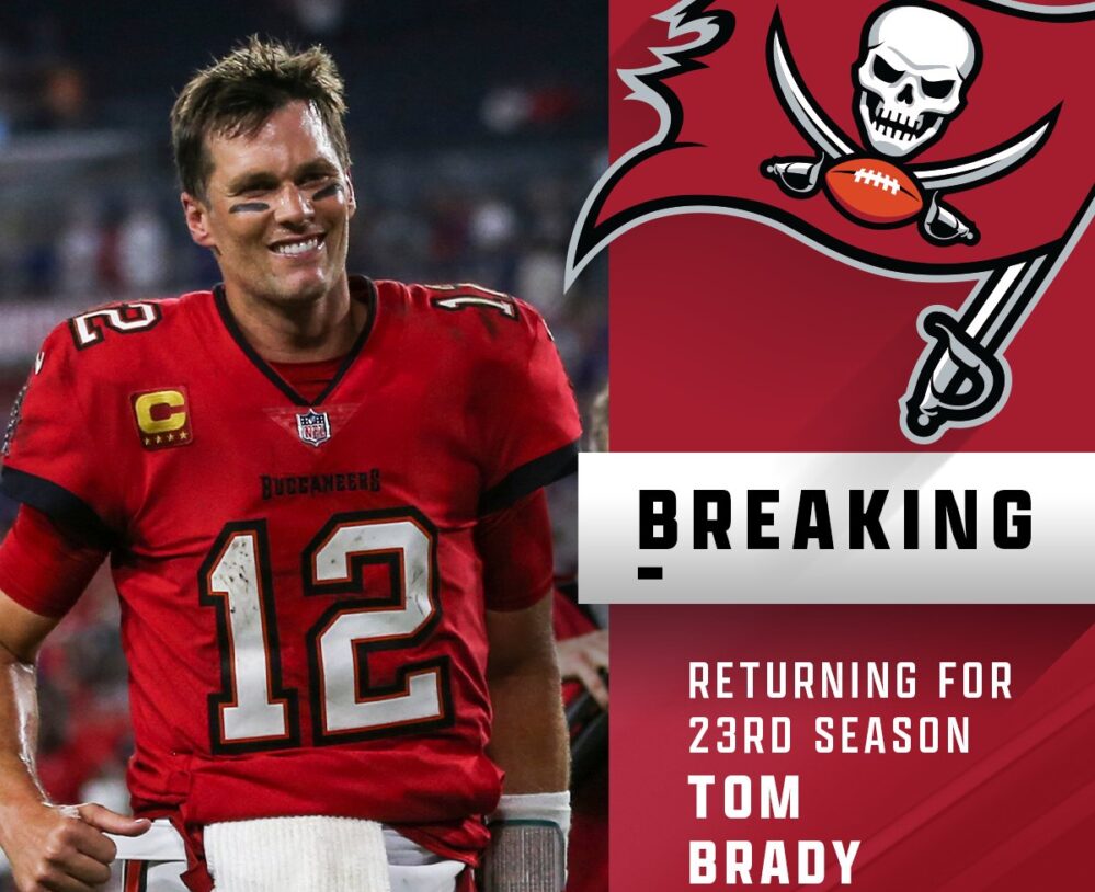 Tom Brady está de regreso y jugará con Tampa Bay Buccaneers en la NFL