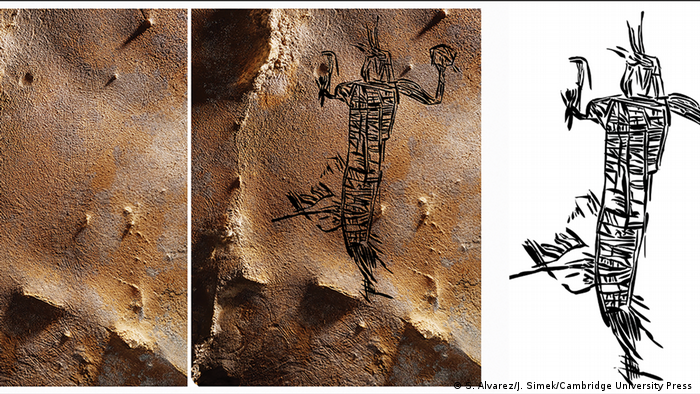 Descubren arte rupestre con las figuras más grandes halladas en Norteamérica