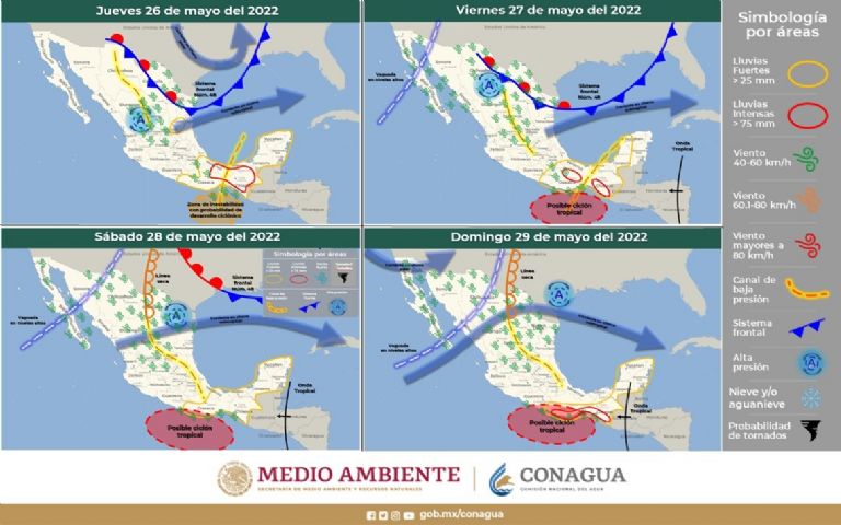 El ciclón Tropical Agatha se acerca a México