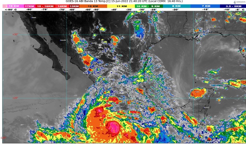 La tormenta tropical ‘Blas’ se convierte en huracán categoría 1