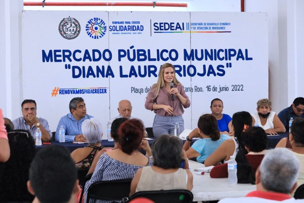 Playa del Carmen: rehabilitan mercado municipal Diana Laura Riojas