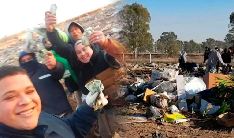 Trabajadores de limpia encuentran más de 1.5 millones de pesos en el basurero