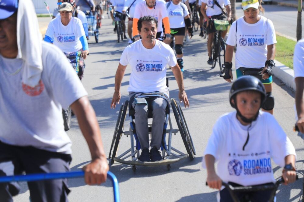 A sacar las bicis en Playa del Carmen para la 2da edición de «Rodando por Solidaridad»