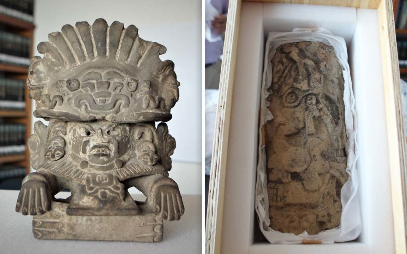 #LaCulturaNoSeVende México recupera más de 50 piezas arqueológicas