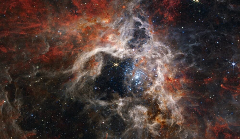 El telescopio James Webb muestra miles de estrellas en la nebulosa Tarántula