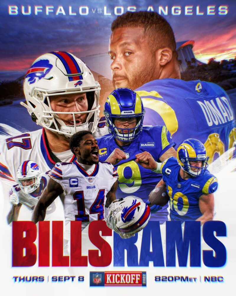 Regresa la NFL: Los Angeles Rams y Buffalo Bills abren temporada ¡Aquí los horarios!
