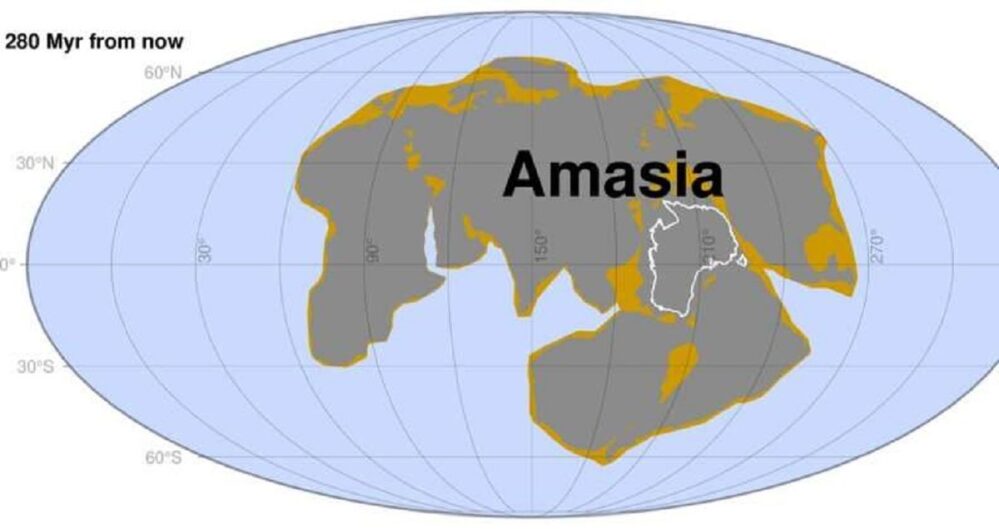 Así será Amasia, el continente único de la Tierra que ya se está formando