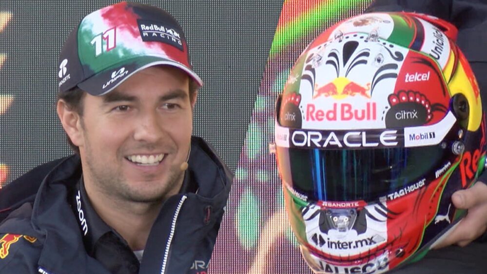 ‘Checo’ Pérez correrá el GP de México con un casco de catrina