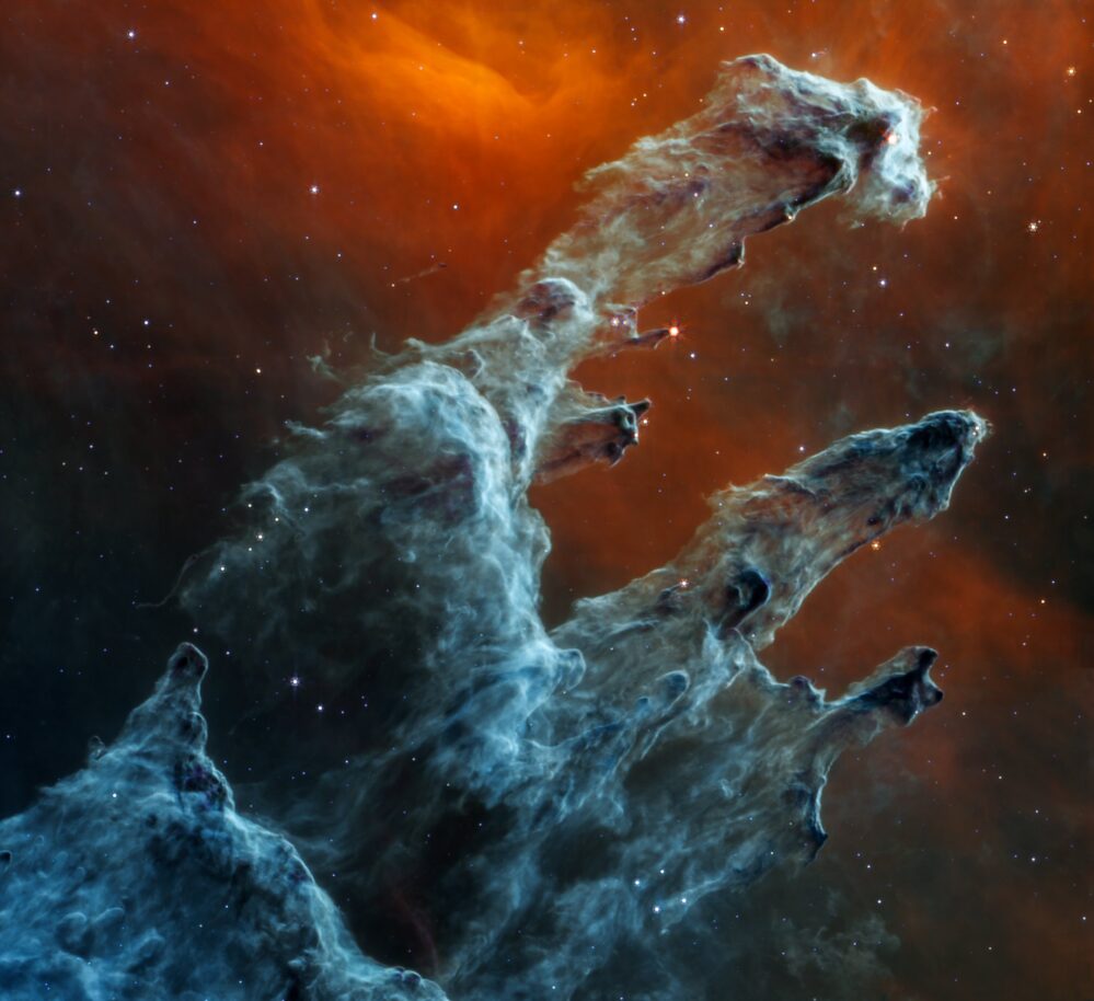 El Universo se ‘pinta’ de Halloween, espeluznante imagen del Telescopio James Webb
