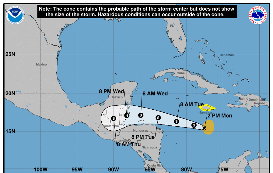 Se forma la tormenta tropical Lisa y se espera que se convierta en huracán