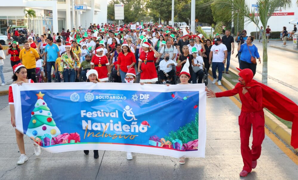 Gobierno de Solidaridad y DIF Municipal celebran Navidad Inclusiva