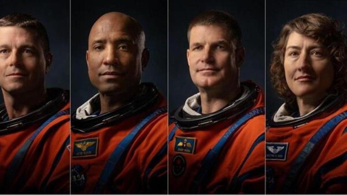 NASA presenta a astronautas que volarán a la Luna: la tripulación de la humanidad