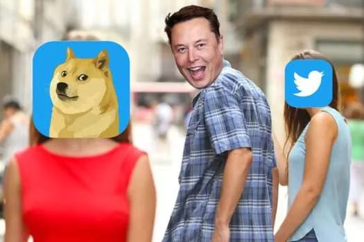 Elon Musk cambia logo de Twitter por el perro Shiba Inu y sube el dogecoin