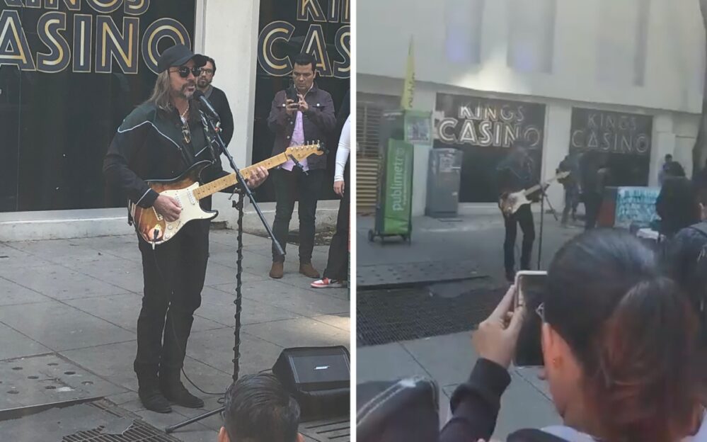 Video: Juanes da concierto callejero en la Zona Rosa de CDMX