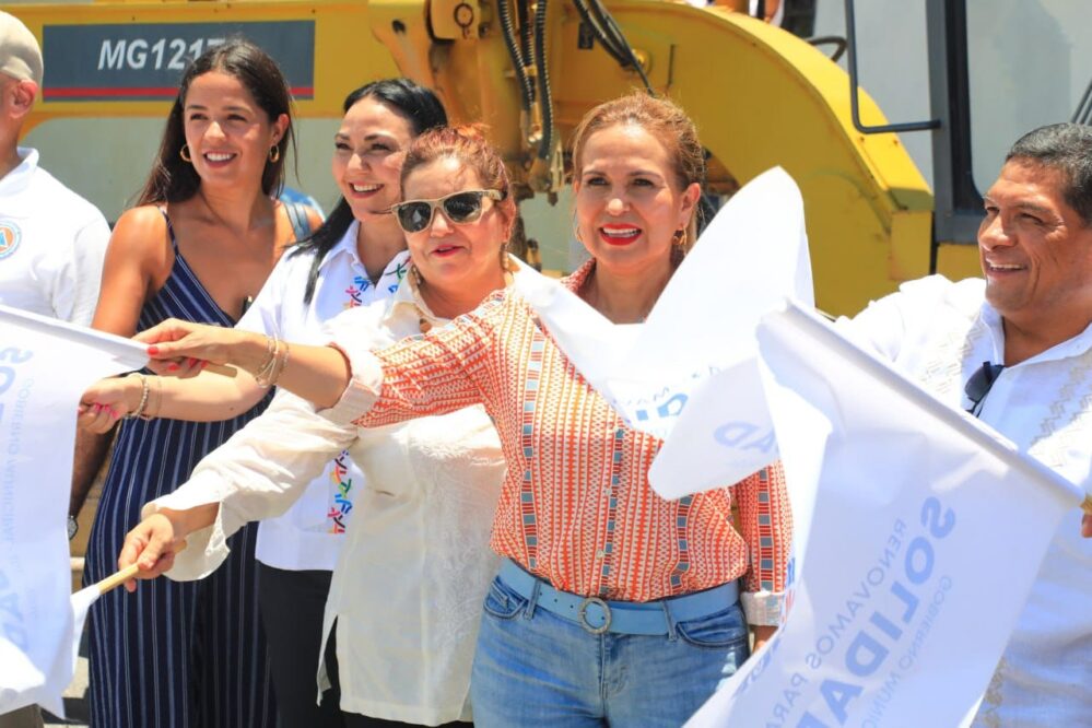 Da banderazo Lili Campos a obras en Puerto Aventuras