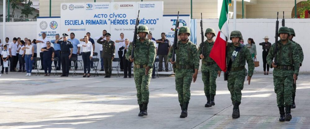 Fomenta Lili Campos los valores cívicos y patrios