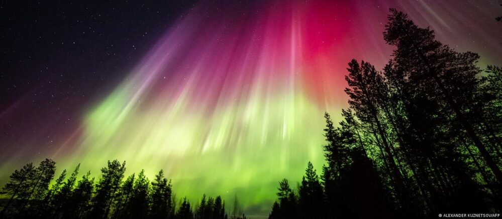 Científicos en Suecia crean auroras boreales artificiales