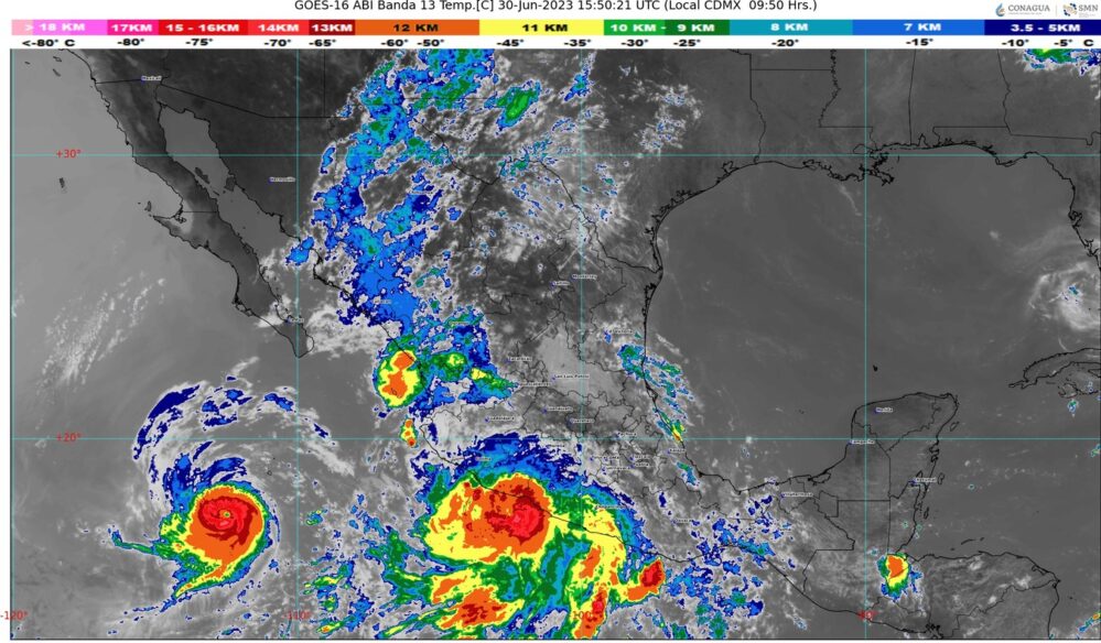 La tormenta Beatriz ya es huracán y ocasionará fuertes lluvias