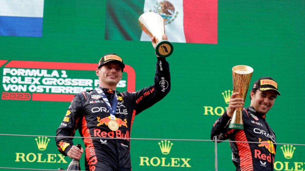 Checo regresa al podio en el Gran Premio de Austria, Verstappen gana