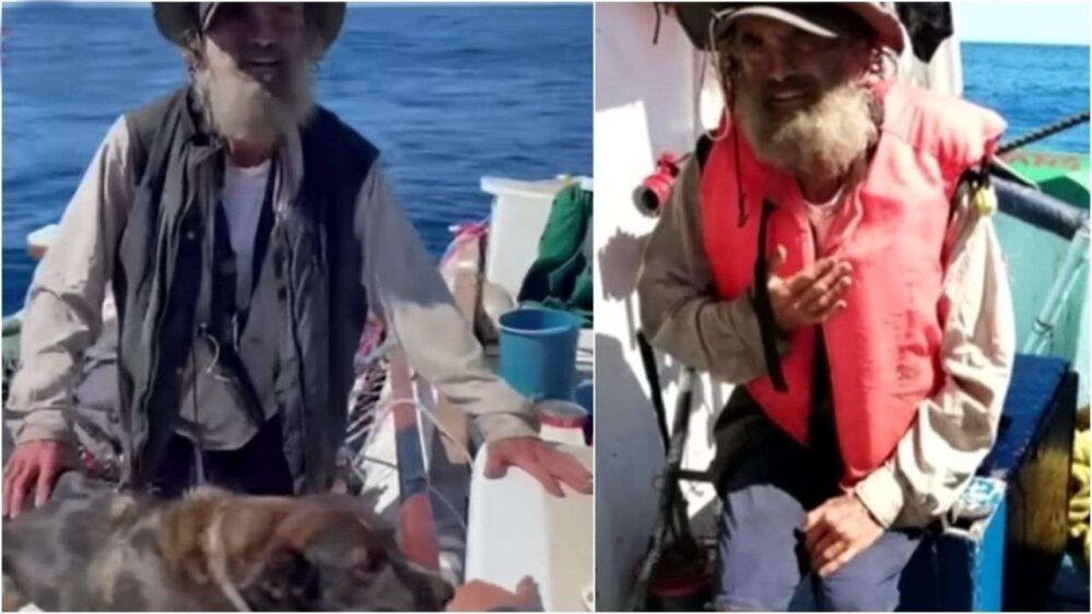 Barco mexicano rescata a náufrago Australiano y su perrita que sobrevivieron 3 meses en el mar