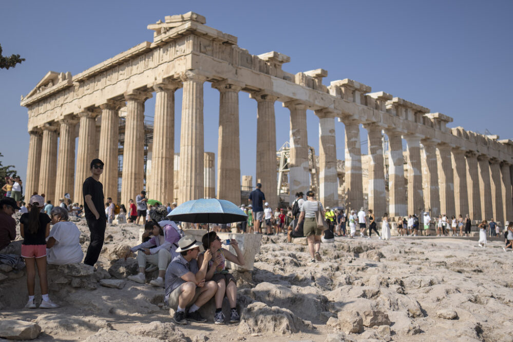 Grecia: Cierran la Acrópolis de Atenas por ola de calor