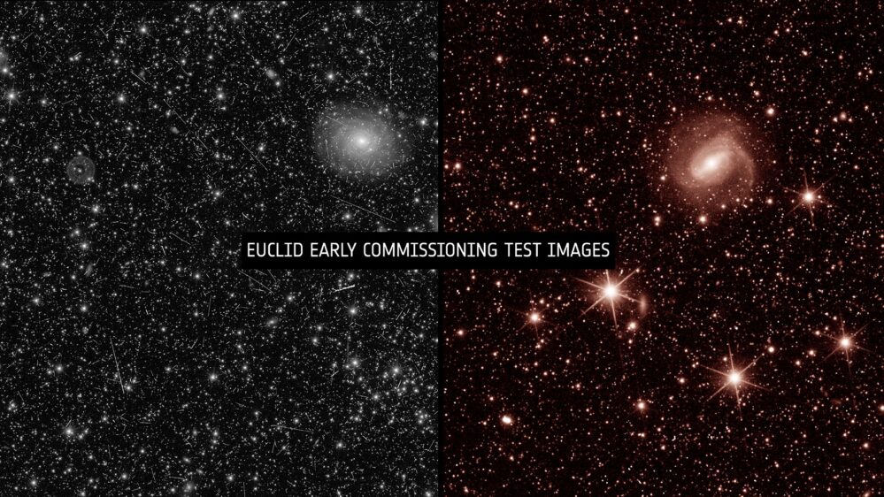 Misión Euclid que investiga la materia oscura, envía sus primeras imágenes