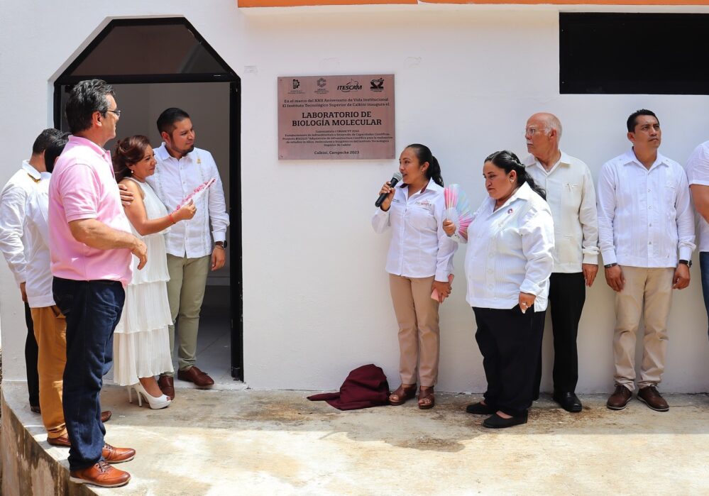 Campeche: Inauguran Laboratorio de Biología Molecular en el ITESCAM
