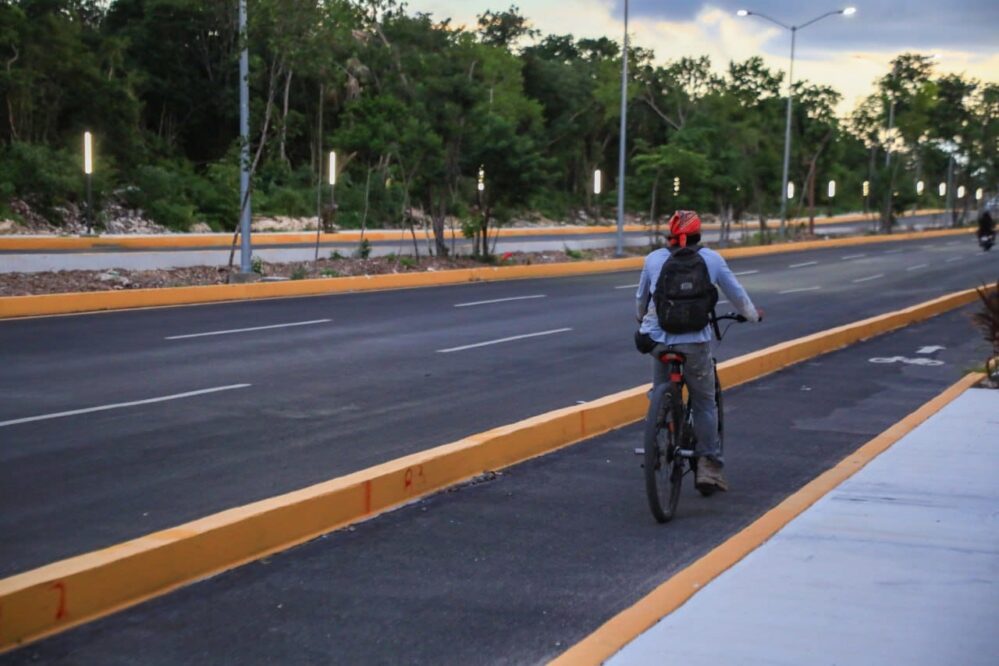 Nuevas ciclovías en Playa del Carmen, Lili Campos prioriza movilidad activa