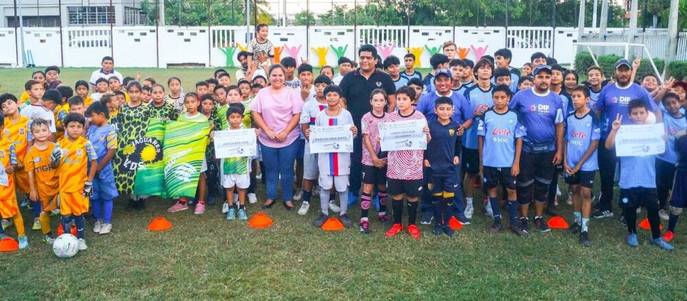 Playa del Carmen: Inicia Campeonato de Clausura de Fútbol Infantil y Juvenil DIF 2023