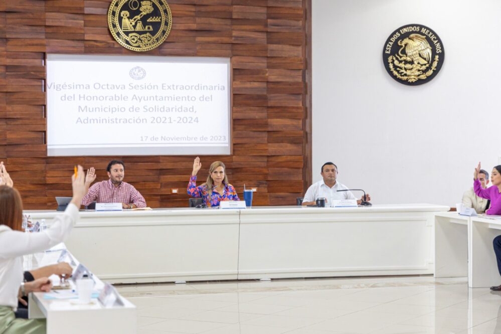 Autoriza Cabildo de Solidaridad enviar iniciativa de ingresos a Congreso de Quintana Roo