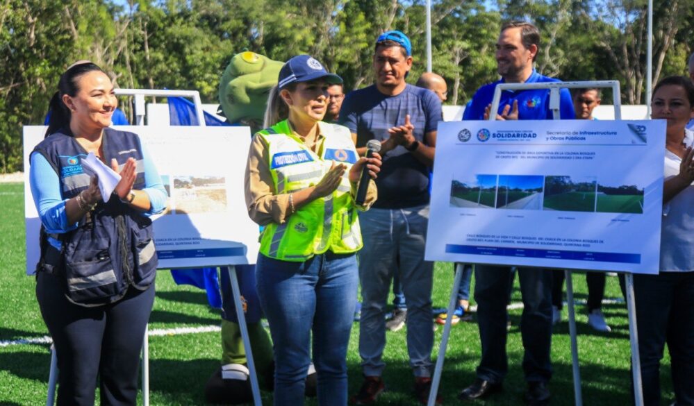 Solidaridad: Bosques de Cristo Rey cuenta ya con área deportiva