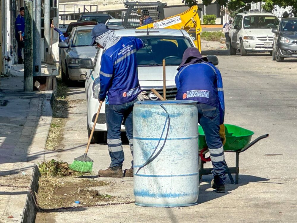 Programa “Barrido de Colonias” logra limpieza integral en Playa del Carmen