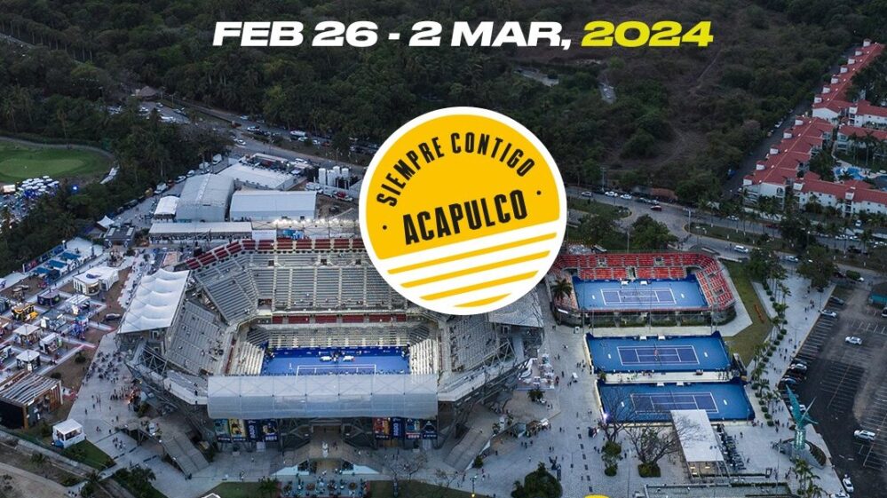 ¡Confirmado! Si habrá Abierto Mexicano de Tenis 2024 en Acapulco