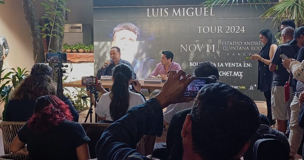 Luis Miguel en Cancún, anuncian concierto del Sol en noviembre