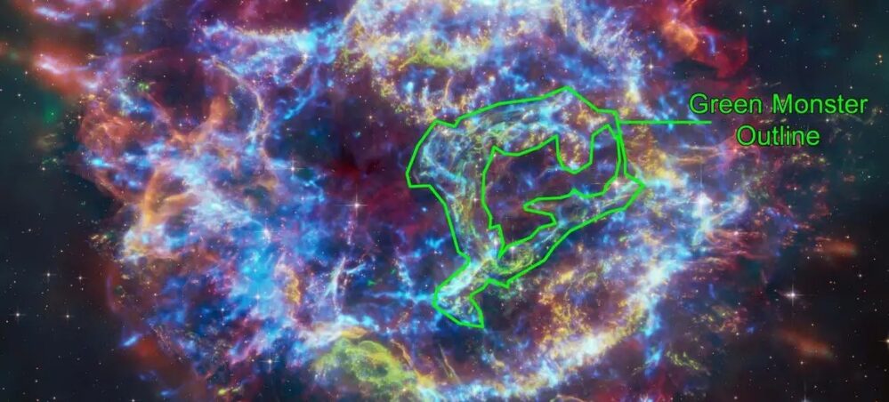 Supernova: Revela NASA la existencia de ‘monstruo verde’ en el Espacio
