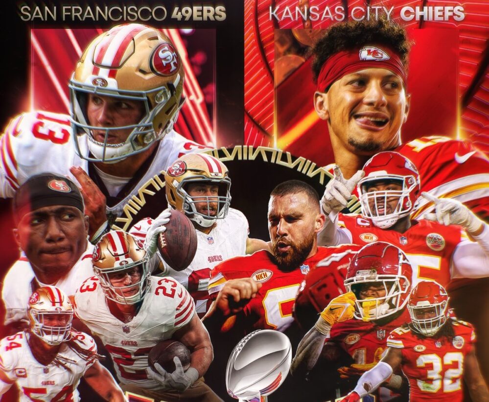 Casas de apuestas dan favoritos para Super Bowl LVIII entre 49ers y Chiefs y ganador del MVP