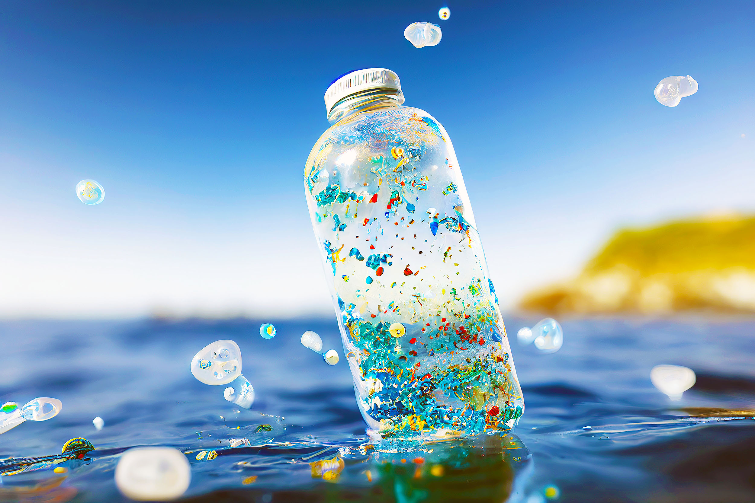 nano micro plasticos botellas agua