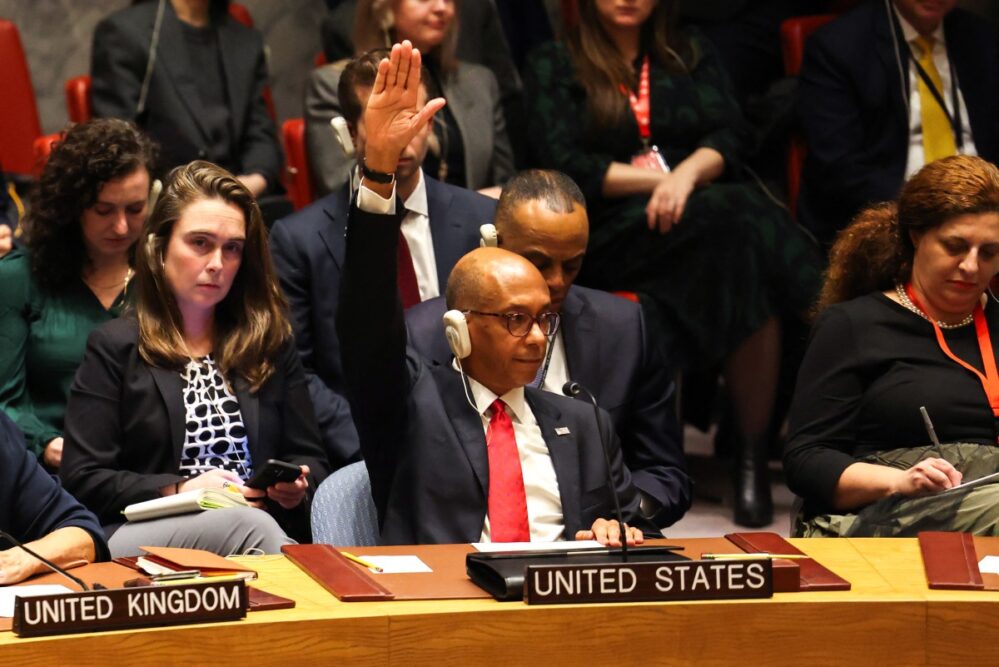 Estados Unidos veta resolución de ONU que pedía cese de fuego inmediato en Gaza