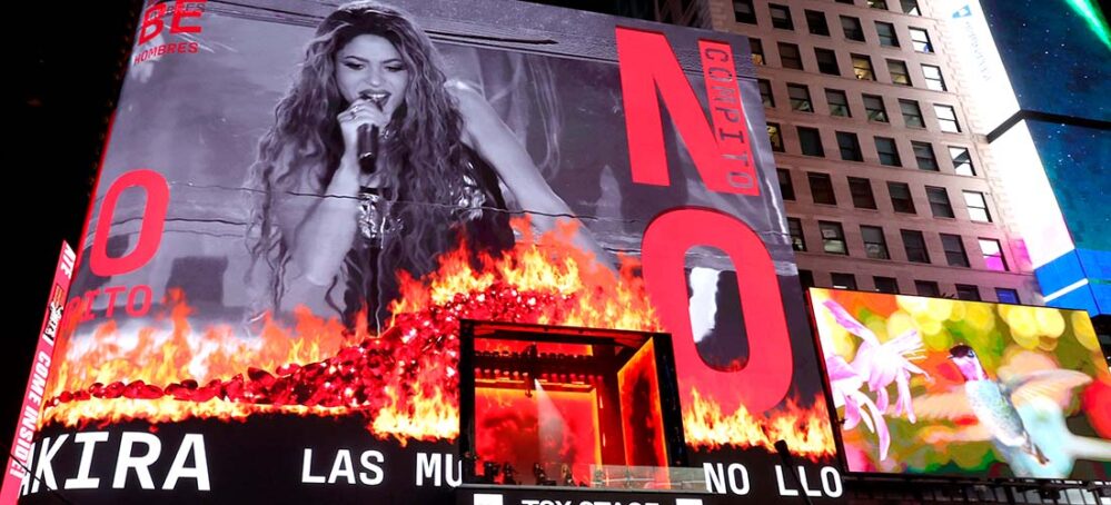 El concierto de Shakira en Time Square llega a tu pantalla en streaming con sorpresas exclusivas