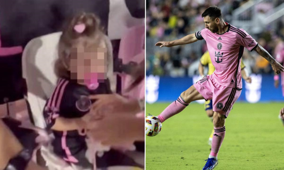 Video: Messi le da balonazo a bebé y la reacción de la familia se vuelve viral