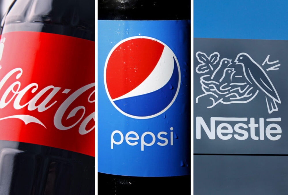 Coca-Cola, PepsiCo, Nestlé y Danone campeones de la contaminación del medio ambiente