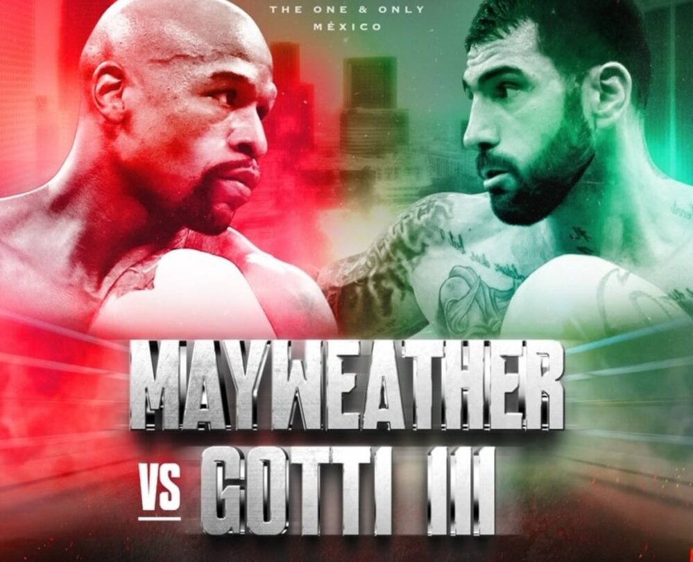 ¡Bara bara! 128 mil pesos por ver a Floyd Mayweather contra Gotti III en CDMX