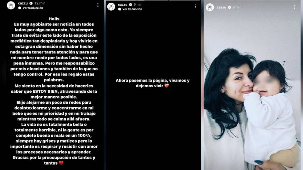 ‘Mi prioridad es mi bebé’, así reacciona Cazzu al escándalo entre Christian Nodal y Ángela Aguilar