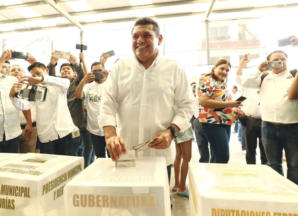 Javier May obtiene el 80% de la preferencia electoral en Tabasco con el 100% de casillas computadas